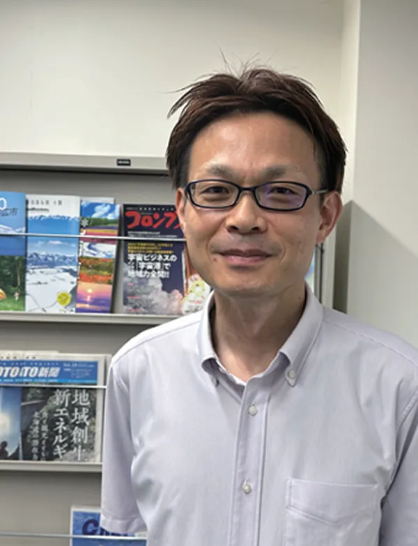 ご担当の鵜野様（東京事業所にて）